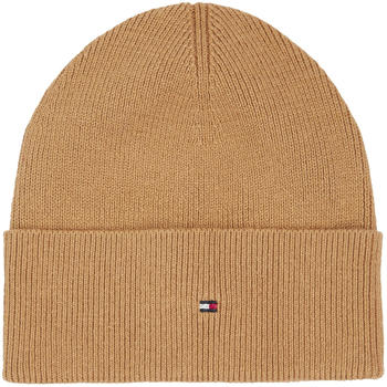 Tommy Hilfiger Essential Rippstrick-Beanie mit Flag (AW0AW15309) classic khaki