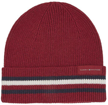Tommy Hilfiger Beanie mit Tommy-Tape (AM0AM11484) rouge