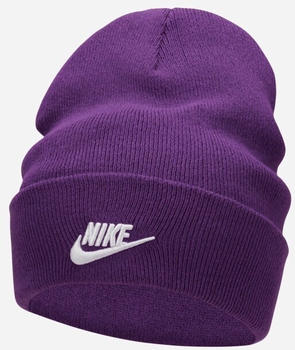 Nike Peak Tall Cuff Futura Beanie (FB6528) purple cosmos/white