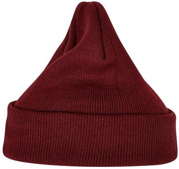 Build Your Brand Heavy Knit Beanie (BY001-00606-0050) red