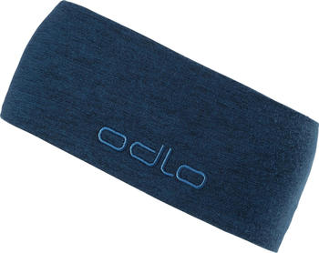 Odlo Revelstoke Performance Wool headband blue wing teal melange