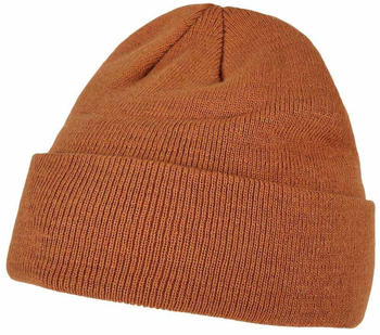 Build Your Brand Heavy Knit Beanie (BY001) Camel