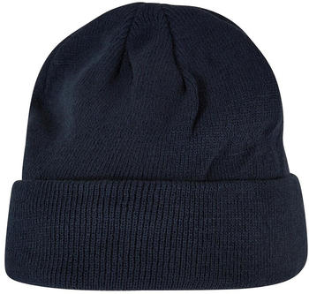 Build Your Brand Heavy Knit Beanie (BY001-00155-0050) blue