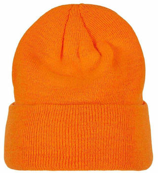 Build Your Brand Heavy Knit Beanie (BY001) orange
