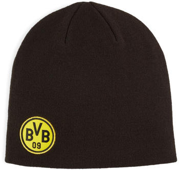 Puma BVB Cuffless Beanie (25557) puma black/faster yellow
