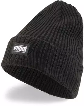 Puma Ribbed Classic Cuff Beanie (24038) black Puma Ribbed Classic Cuff Beanie (24038) black