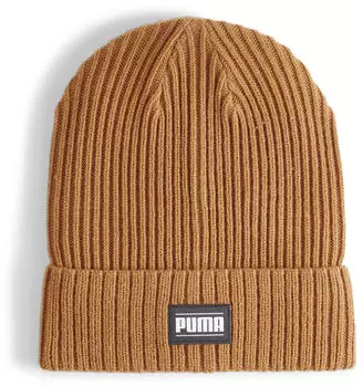 Puma Ribbed Classic Cuff Beanie (24038) caramel latte