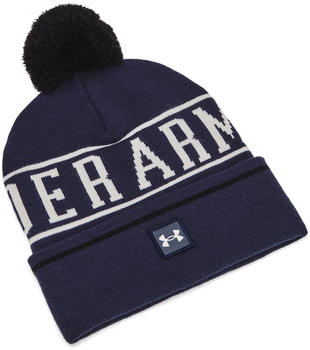 Under Armour Halftime Pom Beanie (1386634) midnight navy