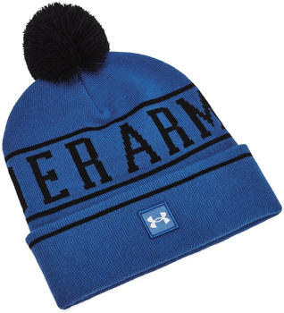 Under Armour Halftime Pom Beanie (1386634) tech blue