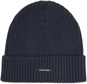 Calvin Klein Essential Classic Cotton Beanie (K50K512362) navy