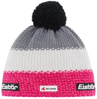 Eisb&auml;r Star Pompon Ska Pink Melange/White/GreyMelange