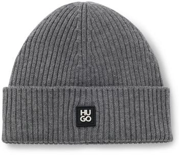 HUGO aus Schurwolle mit Stack-Logo - Style Xola_Metal 50527250 Grau