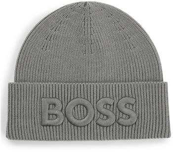 Hugo Boss aus Woll-Mix mit Logo-Stickerei - Style Afox_R 50522449 Grau Hugo Boss aus Woll-Mix mit Logo-Stickerei - Style Afox_R 50522449 Grau