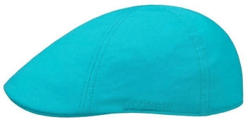 Stetson Cotton Flatcap UV-Schutz türkis