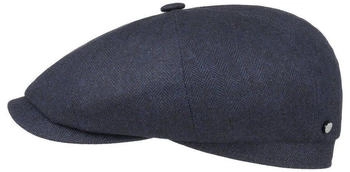 Stetson Kaschmir-Seide Flatcap dunkelblau