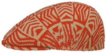 Kangol Network 507 Flatcap beige rot