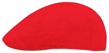 Stetson Cotton Flatcap UV-Schutz rot