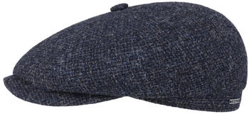 Stetson Shetland Wool Flatcap dunkelblau