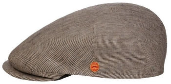 Mayser Paddy Stripes Flatcap Schiebermütze Leinencap
