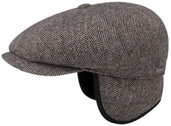 Stetson Classic Ear Flaps Flatcap dunkelbraun
