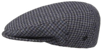Lierys Hahnentritt Flatcap blau
