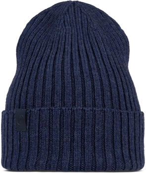 Buff Knitted Beanie Norval MidnightBlue