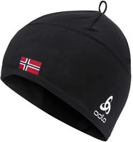 Odlo 762680-60067, Odlo Polyknit FAN Warm black - norwegian flag (60067)