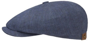 Stetson Leinen Flatcap dunkelblau