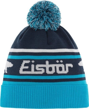 Eisb&auml;r Chani OS Pompon Bommelm&uuml;tze (30885) mugo azur/dark cobalt/white
