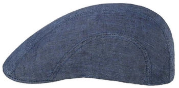 Stetson Leinen Flatcap blau