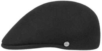 Lierys Packbare Outdoor Flatcap schwarz