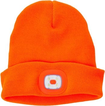 Portwest Beanie mit wiederaufladbarer LED Frontleuchte orange (B029ORR)