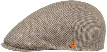 Mayser Sidney Dundee Flatcap Schiebermütze Leinencap