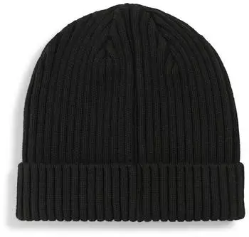 Puma Essentials Patch Beanie Accessoires Schwarz OSFA Black (026417_01)