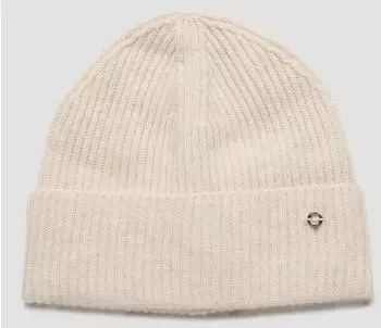 s.Oliver Beanie aus Wolle und Kaschmir mit dekorativer Geschenk-Box ONESIZE Beige 2173662.0805.ONESIZE