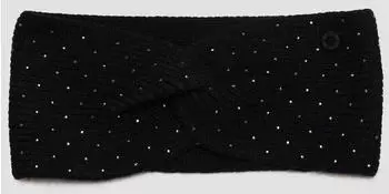 s.Oliver Stirnband aus Strick mit Schmucksteinen ONESIZE schwarz 2173650.9999.ONESIZE