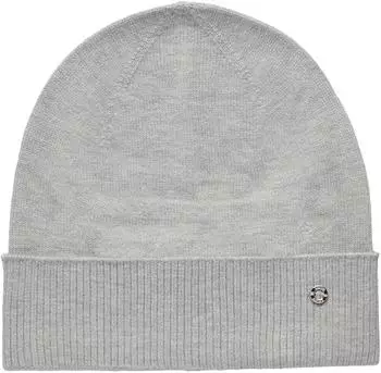 s.Oliver Mütze aus Feinstrick mit Logo-Ring ONESIZE grau 2169573.9400.ONESIZE