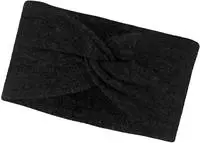 Buff 129451_999, Buff Merino Fleece Stirnband, schwarz