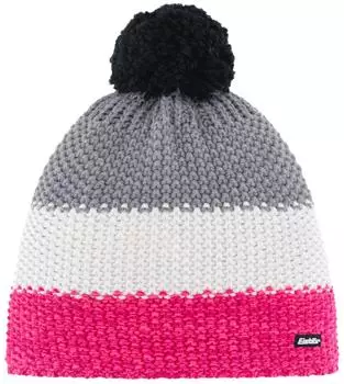 Eisbär Star Pompon Cap pink/white/grey