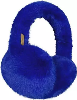 Barts Women's Big Fur Earmuffs Ear Warmers cobalt