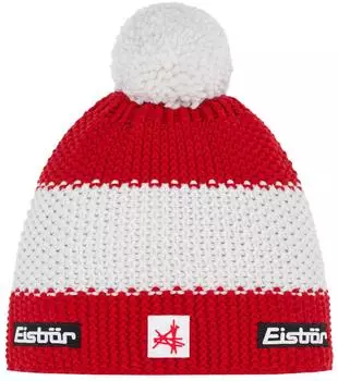 Eisbär Star Pompon Ski Austria Cap ketchup/white/ketchup