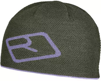 Ortovox Merino Logo Knit Beanie dark wildherbs