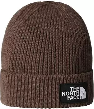 The North Face TNF Logo Box Beanie (NF0A8CHE) smokey brown