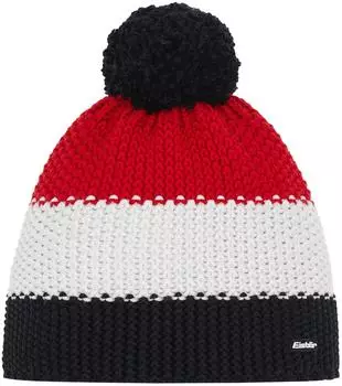 Eisbär Star Pompon Cap black/white/ketchup
