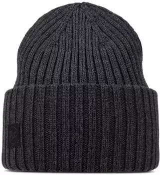 Buff Knitted Beanie Erviny Cap graphite