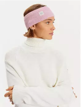 Buff Crossknit Headband solidcamelia – Funktionale Materialmischung für aktive Wintertage