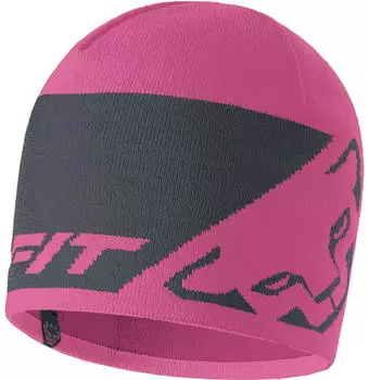 Dynafit Leopard Logo Beanie magenta