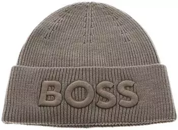 Hugo Boss Mütze Afox aus Woll-Mix mit Logo (50522449) open green