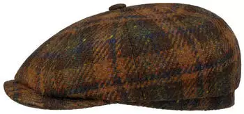 Stetson Hatteras Terrick Flatcap braun-meliert
