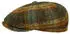 Stetson Shetland Plaid Flatcap oliv